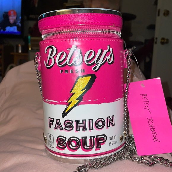 Betsey Johnson Handbags - Betsey Johnson Soup Can Purse!